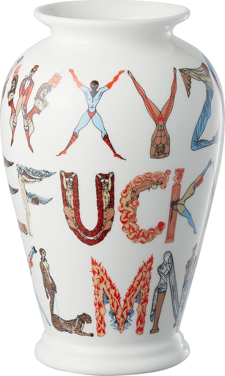 Alphabet Vase